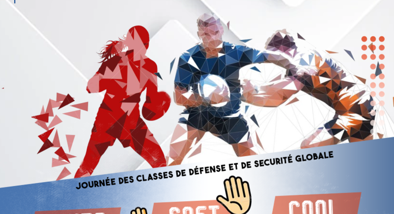 Affiche du tournoi de touch rugby pour la journée des classes défense le 22 mai 2025