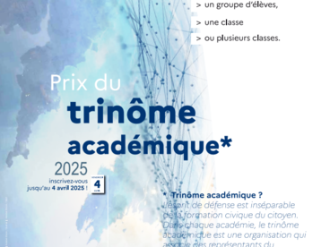 Affiche du prix du trinôme académique